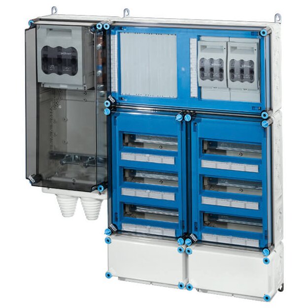Hensel Mi PV 6123 PV-Wechselrichter-Sammler, 140kVA, 1-/3-phasige Wechselrichter