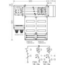 Hensel Mi PV 6123 PV-Wechselrichter-Sammler, 140kVA,...