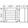Hensel Mi SP 2240 Mi-Sammelschienengehäuse 300x300mm, Sammelschienenabstand 40 mm