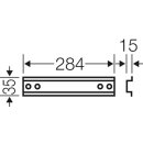 Hensel Mi TS 30 Tragschiene Hutprofil 35 mm, 284 mm lang