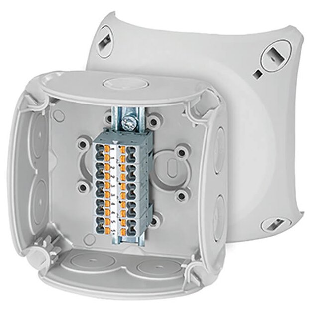 Hensel DK 0202 P Kabelabzweigkasten 1,5-2,5 qmm 5 polige Steckklemme