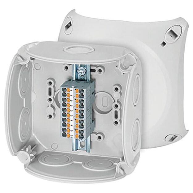 Hensel DK 0402 P Kabelabzweigkasten 1,5-2,5 qmm 5 polige Steckklemme