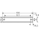 Hensel DK TS 35 Q Tragschiene 186 mm, für DK / KF / EB 35.....