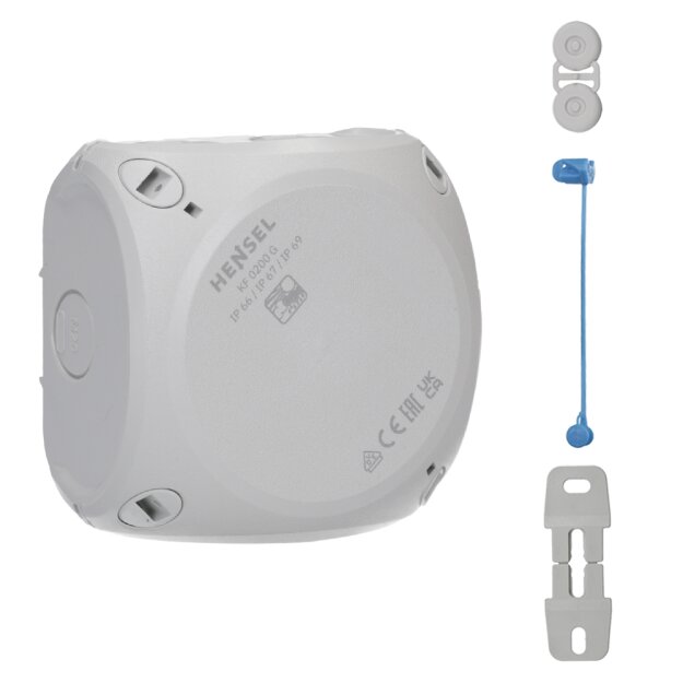 Hensel KF 0200 G Kabelabzweigkasten bis 2,5 qmm ohne Klemme