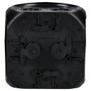 Hensel KF 0402 B Kabelabzweigkasten 1,5-2,5 qmm 4 qmm 1phasig, 5polig, schwarz