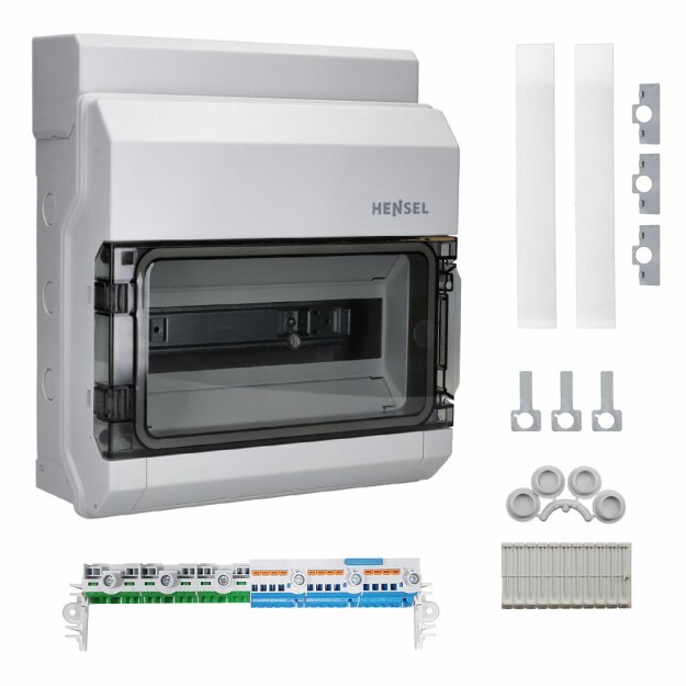 Hensel KV 9112 NT KV 90-Automatengehäuse 12 Teilungseinheiten (12x18 mm), IP 65