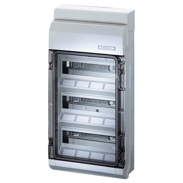 Hensel KV 9336 NT KV 90-Automatengehäuse 36 Teilungseinheiten (3x12x18mm), IP 65