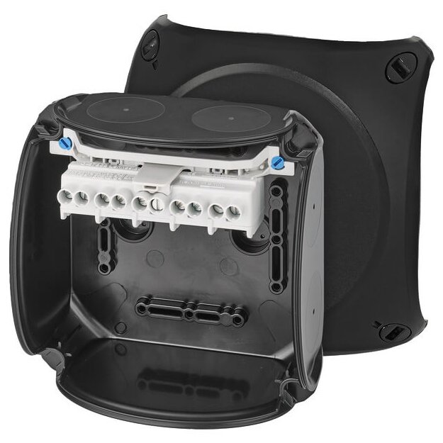 Hensel KX 0606 C Kabelabzweigkasten 1,5-6 qmm 5polig, schwarz, Ex-Zone 2 und 22