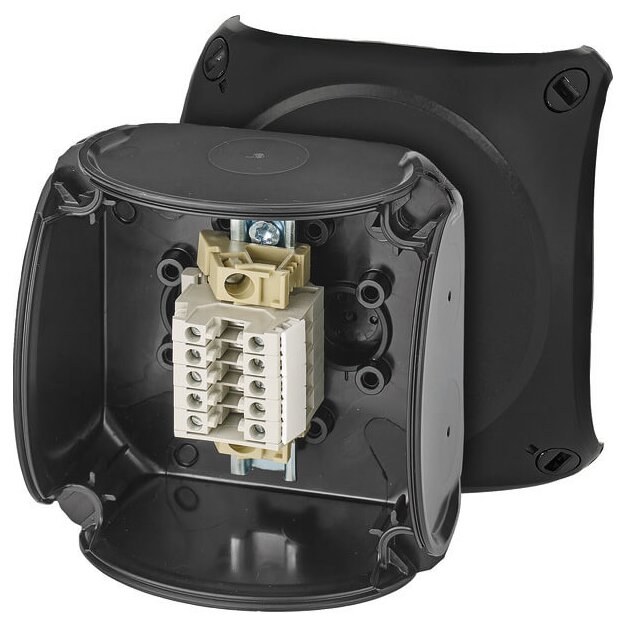 Hensel RX 0205 T Reihenklemmenkasten 1,5-2,5 qmm, 5 Klemmen WKM, Ex-Zone 2 und 22