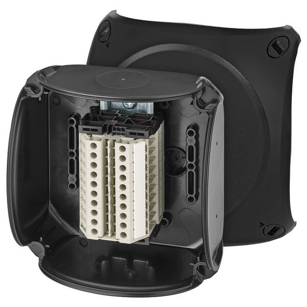 Hensel RX 0610 T Reihenklemmenkasten 1,5-6 qmm, 10 Klemmen WT 4, Ex-Zonen 2 und 22