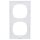 Busch-Jaeger 1722-44G Abdeckrahmen 2-fach  2CKA001754A4845