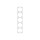 Busch-Jaeger 1725-44M Abdeckrahmen 5-fach  2CKA001754A4870