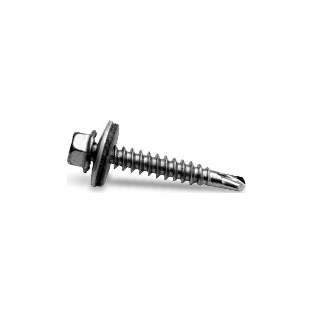 K2-Systems 1001622 Selbstbohrende Blechschraube 6x35, 6-Kant, V2A