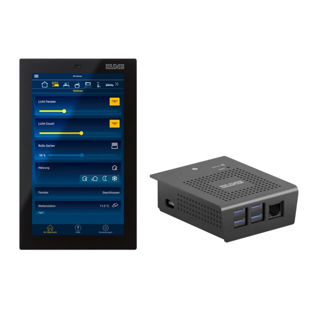 Jung SV-S2-SC5SW SV-Server 2 Set Smart Control 5" Schwarz 