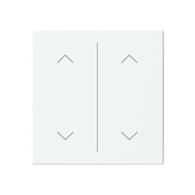 Busch-Jaeger LFAW/A.2.63.11-884 Abdeckung als Wippe 2-fach mit Symbol Auf/Ab Future 2CKA006199A0251
