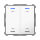 MDT BE-TAL63T2.A1 KNX Taster Light 63 2-fach RGBW Temperatursensor Studioweiß glänzend Jalousie