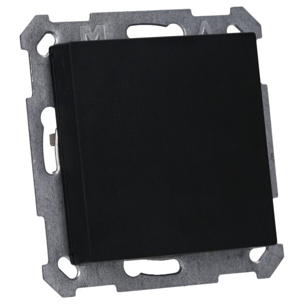 MDT BE-TAL55B106.01 KNX Taster Light 55 Basic 1-fach Schwarz matt Neutral