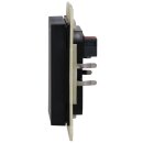 MDT BE-TAL55T106.01 KNX Taster Light 55 1-fach RGBW Temperatursensor Schwarz matt Neutral