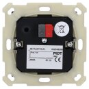 MDT BE-TAL55T106.A1 KNX Taster Light 55 1-fach RGBW Temperatursensor Schwarz matt Jalousie