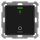 MDT BE-TAL55T106.B1 KNX Taster Light 55 1-fach RGBW Temperatursensor Schwarz matt Schalten