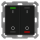 MDT BE-TAL55T206.B1 KNX Taster Light 55 2-fach RGBW Temperatursensor Schwarz matt Schalten