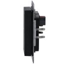 MDT BE-TAL55T406.01 KNX Taster Light 55 4-fach RGBW Temperatursensor Schwarz matt Neutral