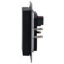 MDT BE-TAL550106.01 KNX Taster Light 55 1-fach RGBW Schwarz matt Neutral