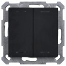 MDT BE-TAL550206.01 KNX Taster Light 55 2-fach RGBW Schwarz matt Neutral