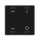 MDT BE-TAL55W206.C1 MDT Wippe für KNX Taster Light 55 2-fach Schwarz matt Jalousie_Schalten