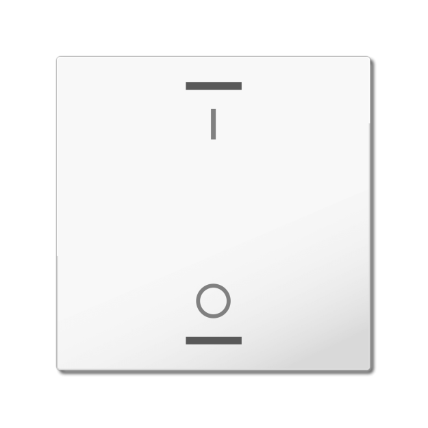 MDT BE-TAL55W102.B1 MDT Wippe für KNX Taster Light 55 1-fach Reinweiß glänzend Schalten