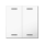 MDT BE-TAL55W202.01 MDT Wippe für KNX Taster Light 55 2-fach Reinweiß glänzend Neutral