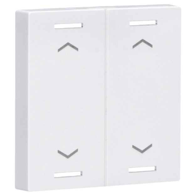 MDT BE-TAL55W202.A1 MDT Wippe für KNX Taster Light 55 2-fach Reinweiß glänzend Jalousie
