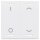 MDT BE-TAL55W202.D1 MDT Wippe für KNX Taster Light 55 2-fach Reinweiß glänzend Schalten_Jalousie
