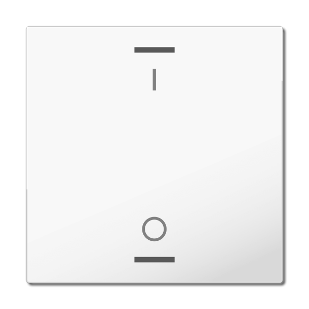 MDT BE-TAL63W104.B1 MDT Wippe für KNX Taster Light 63 1-fach Studioweiß glänzend Schalten