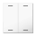 MDT BE-TAL63W204.01 MDT Wippe für KNX Taster Light 63 2-fach Studioweiß glänzend Neutral