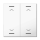 MDT BE-TAL63W204.A1 MDT Wippe für KNX Taster Light 63 2-fach Studioweiß glänzend Jalousie
