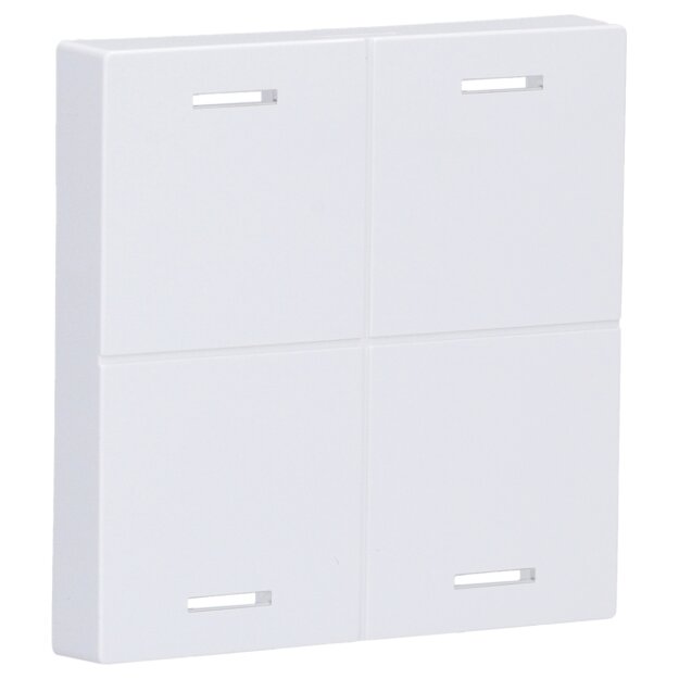 MDT BE-TAL63W404.01 MDT Wippe für KNX Taster Light 63 4-fach Studioweiß glänzend Neutral