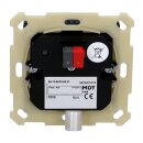 MDT BE-TAS55T406.01 KNX Taster Smart 55 4-fach mit Farbdisplay und T-/F-Sensor Schwarz matt