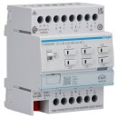 Hager TYMS646R Heizungsaktor 6fach KNX Secure mit Regler...