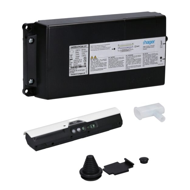 Hager WXH212 Herdwächtersensor mit Funk-Abschalteinheit 230V AC
