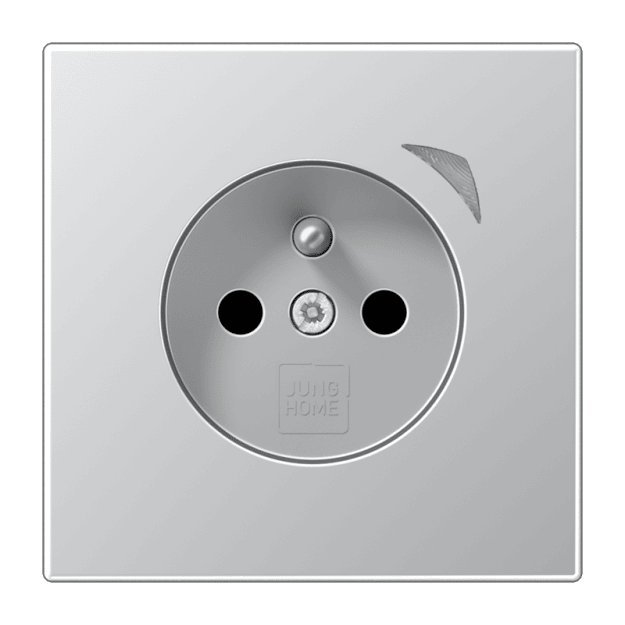 Jung BTAL1521FS-L JUNG HOME Steckdose Energy, französisch/belgisches System Farbe Aluminium (Lackiert) Serie LS