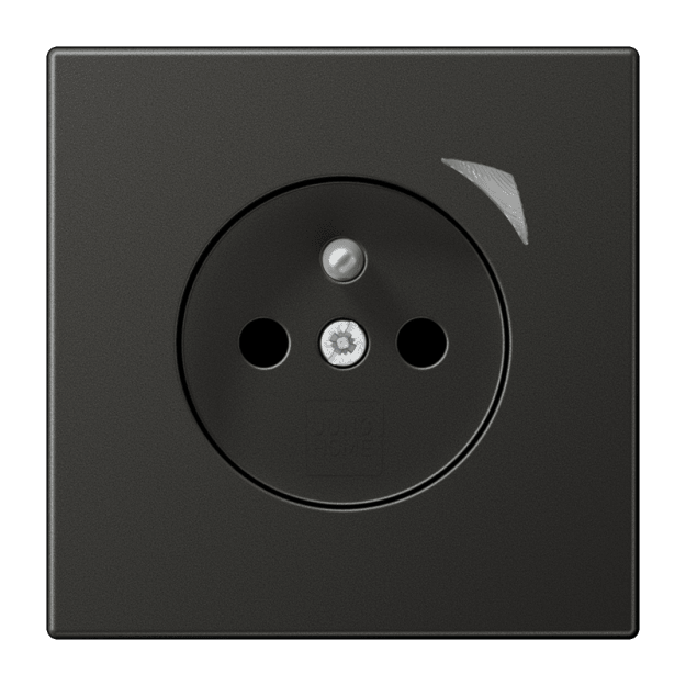 Jung BTAL1521FSAN-L JUNG HOME Steckdose Energy, französisch/belgisches System Farbe Anthrazit (Lackiert) Serie LS