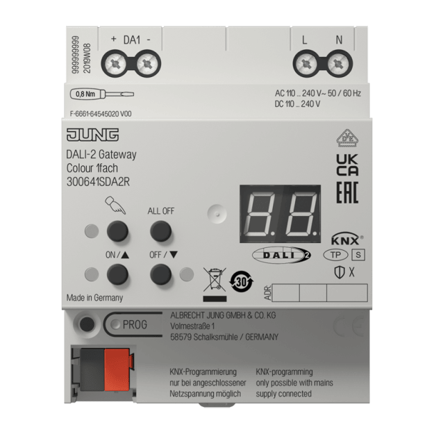 Jung 300641SDA2R KNX DALI-2 Gateway Colour 1fach