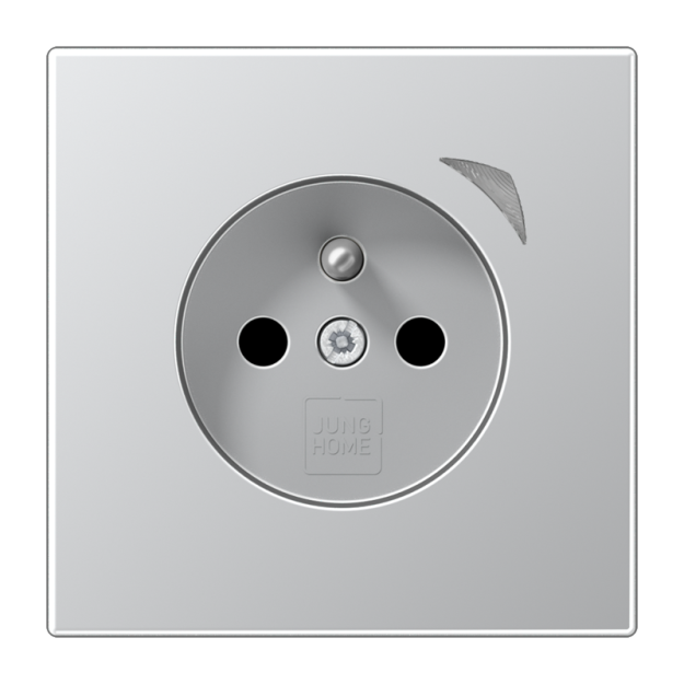 Jung BTAL1521FSE-L JUNG HOME Steckdose Energy, französisch/belgisches System Farbe Aluminium (Lackiert) Serie LS