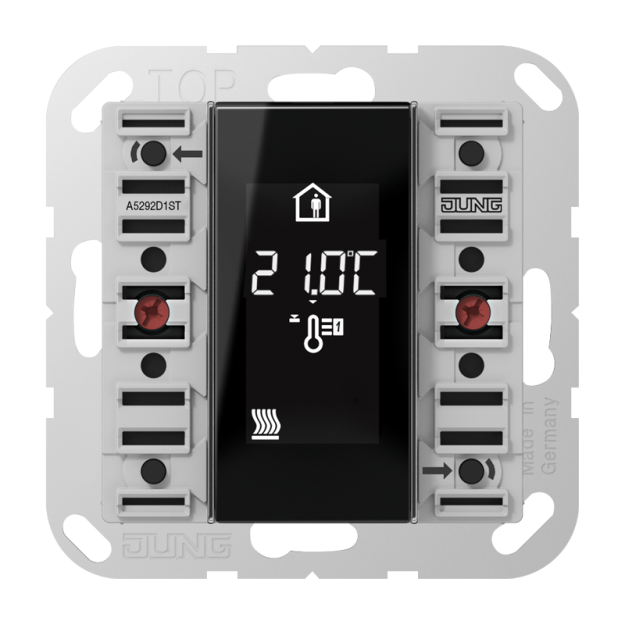 Jung A5292D1ST KNX Raumcontroller-Modul 2fach F 50 Serie A