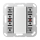 Jung A52941ST KNX Tastsensor-Modul Universal 4fach F 50 Serie A