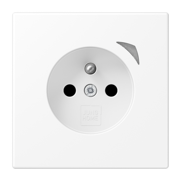Jung BTLS1521FSWWM JUNG HOME Steckdose Energy, französisch/belgisches System Farbe Schneeweiß Matt Serie LS
