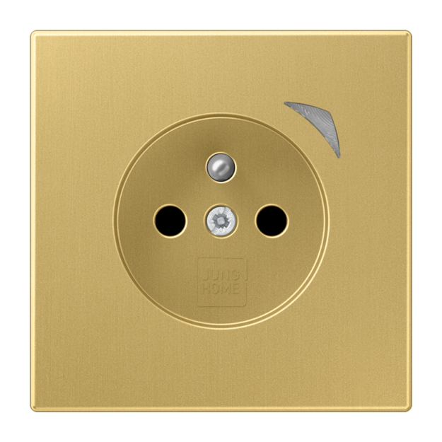Jung BTME1521FSC-L JUNG HOME Steckdose Energy, französisch/belgisches System Farbe Messing Classic (Lackiert) Serie LS