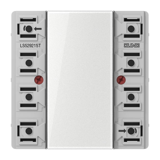 Jung LS52921ST KNX Tastsensor-Modul Universal 2fach F 50 Serie LS