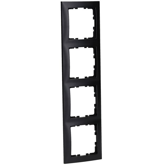 Berker 10149949 Rahmen 4fach S.1 anthrazit matt